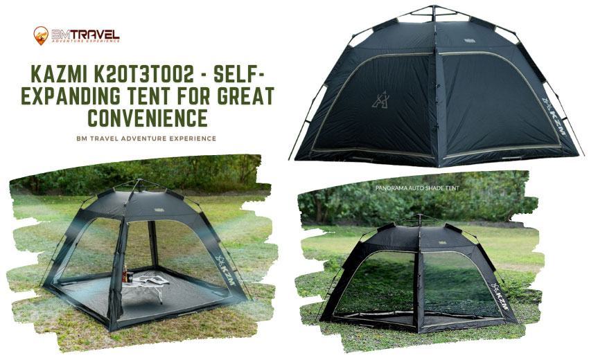Kazmi K20T3T002 - self-expanding tent for great convenience