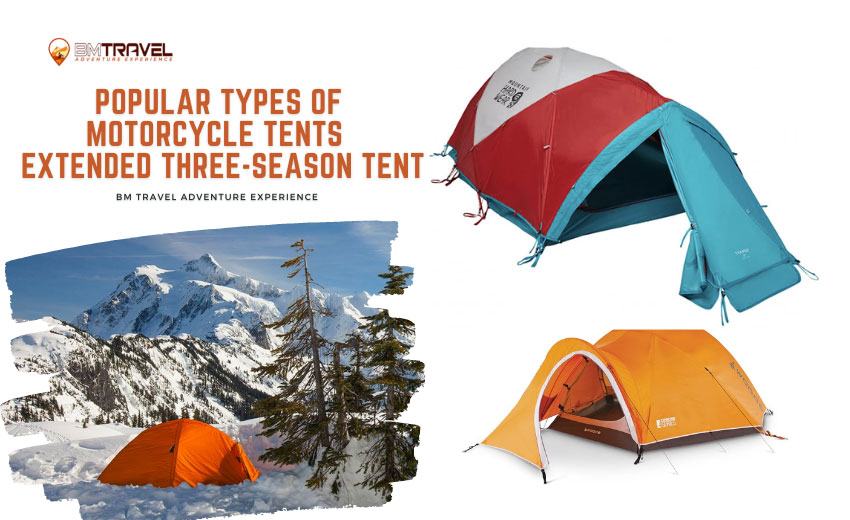 Popular types of motorcycle tents - Four Season tent