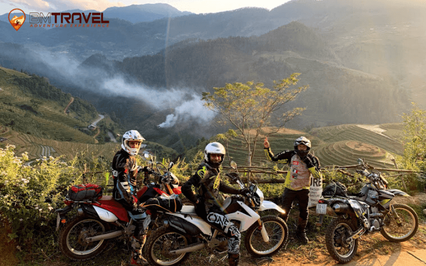 Itinerary for traveling from Hanoi to Thac Ba by motorbike 