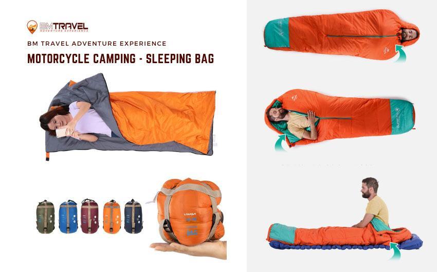 Motorcycle Camping - Sleeping bag