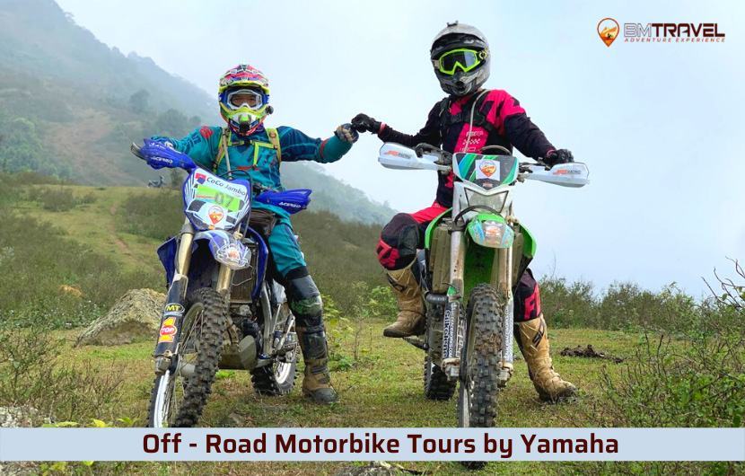 Off - road vietnam motorbike tours by yamaha
