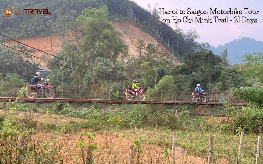 Hanoi to Saigon Motorbike Tour on Ho Chi Minh Trail - 21 days